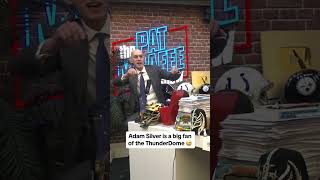 Adam Silver was shocked by the location of the Pat McAfee Show #shorts