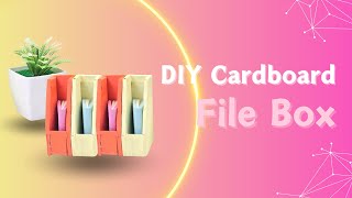 DIY Cardboard File Box: Turn Waste into Functional Art!