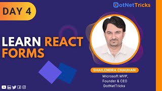 Forms In React | React Forms Tutorial 2021 | React JS Tutorial | DotNetTricks