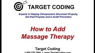 Target Coding Chiropractic Massage Therapy