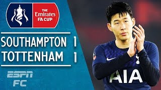 Southampton 1-1 Tottenham: Spurs denied by late equalizer | FA Cup Highlights