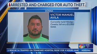 HCSO: Man arrested for involvement in auto theft