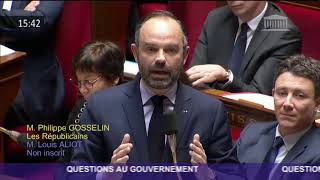 QAG de Philippe Gosselin sur l'affaire Benalla