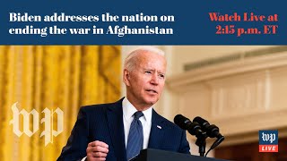 Biden's address on U.S. withdrawal from Afghanistan - 8/31 (FULL LIVE STREAM)