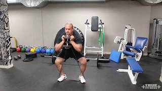 Banded DB Goblet Squats