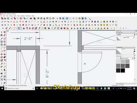 Sketchup 2D Scaled Plan From An Image - YouTube