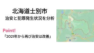 北海道士別市の治安と事件犯罪発生状況2018年～2022年