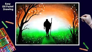 Independence Day Drawing by Oil Pastel step by step || Republic Day Drawing