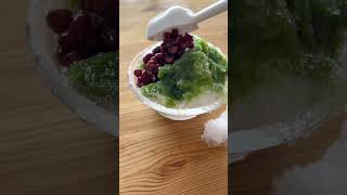 抹茶あんこかき氷の作り方| matcha shaved ice #簡単スイーツ #夏レシピ #かき氷 #抹茶