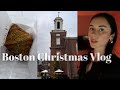 Boston at Christmas Time || Flight Attendant Vlogmas