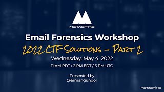 Email Forensics Workshop — 2022 CTF Solutions — Part 2
