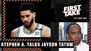 2 points in the second half? 2?! - Stephen A. on Jayson Tatum's Game 6 struggles | First Take