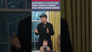 Watch: Elon Musk's Fun Banter with Son X Æ A-Xii at Trump's Oval Office Press Meet