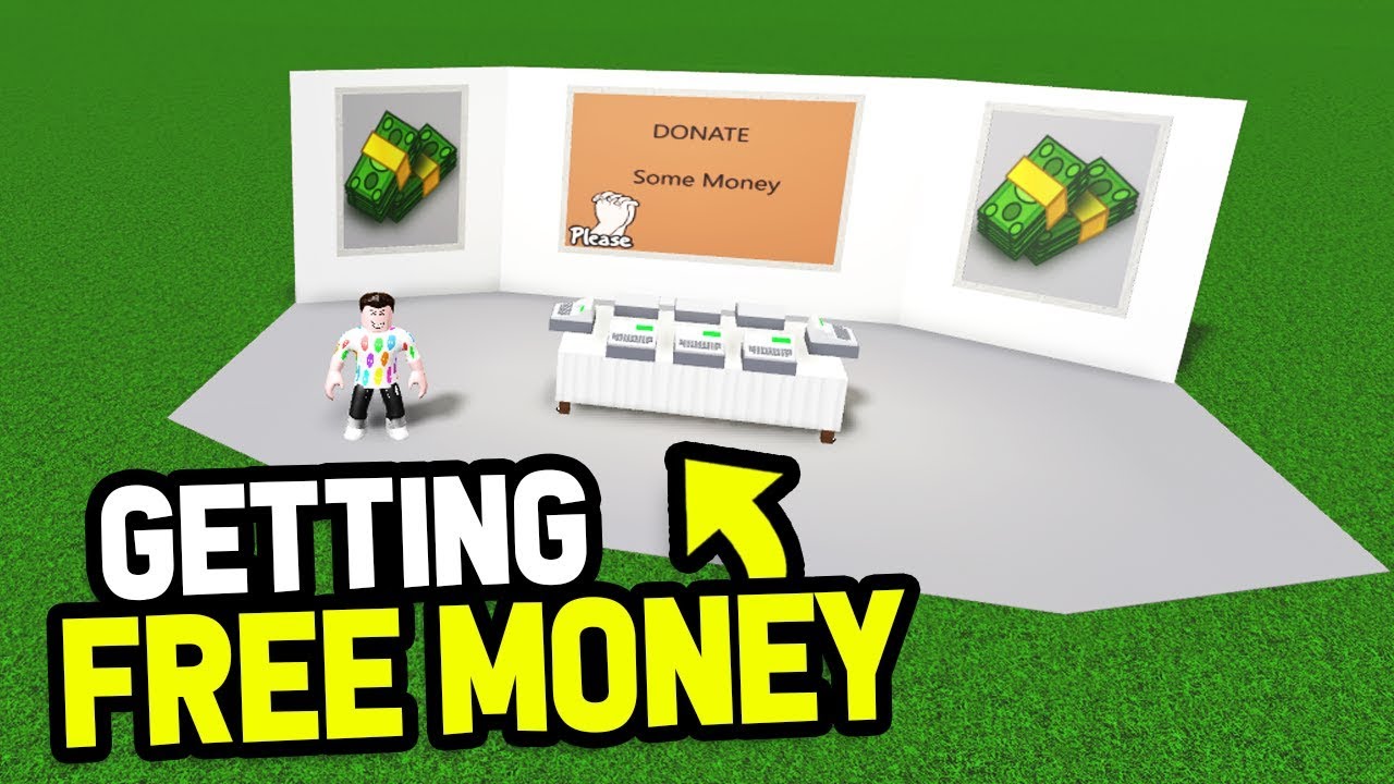 How To Get FREE MONEY.. With My DONATION BOOTH (Roblox Bloxburg) - YouTube