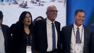 AJC Sings Hatikvah, Israel's National Anthem, at Global Forum 2023 in Tel Aviv