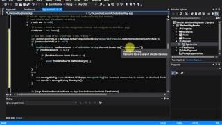 Windows 8 Development - XAML OnLaunched / NetworkInformation Class
