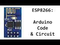 ESP8266 Arduino Code and Circuit/Schematic for Sending Commands