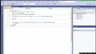 【Visual Studio Visual VB net】Network Connection
