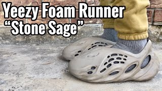 adidas Yeezy Foam Runner “Stone Sage” Review & On Feet