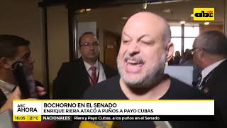 Bochorno en el senado