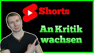 2 einfache Schritte, um an Kritik zu wachsen #shorts