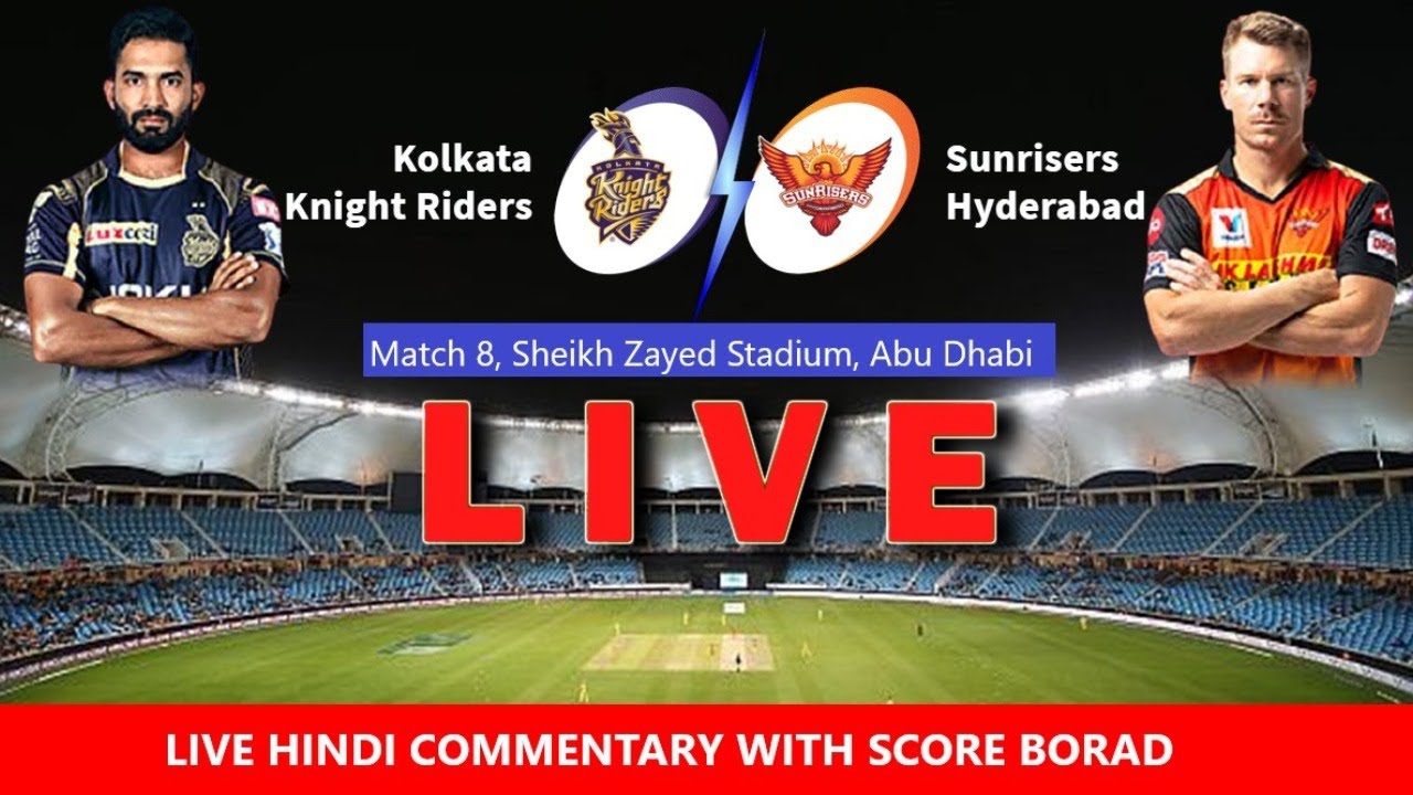 LIVE IPL Cricket Scorecard KKR Vs SRH | IPL 2020-8th Match | Kolkata ...