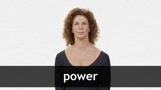 How to pronounce POWER in American English