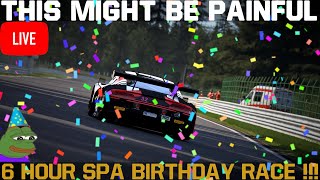 (Live) #ACC - Will I Have A Baboon's Butt After Racing Solo For 6H ?! Let's Find Out !