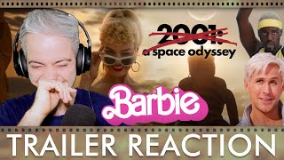 BARBIE (2023) Trailer Reaction | WAIT, WHAT?!