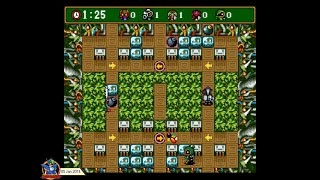 Super Bomberman 4 (1996, SNES) - Multiplayer Stages (Group 3 of 4)[720p]