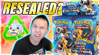 How To Spot RESEALED Pokemon Packs?! - Fake / Error XY Evolutions Booster Box?!