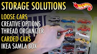 Creative Options Tread Organizer & Ikea Samla Box Review: Storing your Hot Wheels Collection