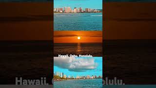 Vacation in Hawaii. Honolulu city, Oahu island 2025 February 10