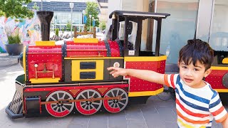 Wheels on the Train go round and round | Nursery Rhymes Kids Song