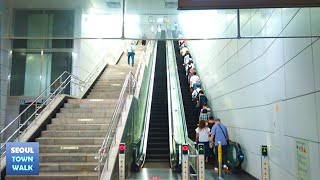 【4K】Walk Seoul Subway Korea - 종합운동장역(환승역)┃Sports Complex (transfer)Station [송파구2┃Songpa-gu2] 2(2)-27