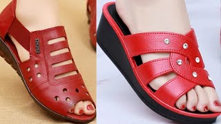 2022 LATEST NEW APPEALING LEATHER SLIP ON SANDAL LATEST ALL BEST CASUALWEAR SANDAL