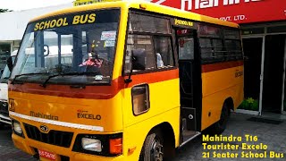 2019 Mahindra T16 Tourister Excelo, BS4, 21 Seater, School Bus, Mileage, Price, Specifications