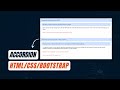 How To Create a Nested Accordion using HTML, CSS and Bootstrap