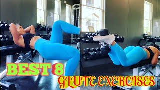 8 BEST GLUTE EXERCISES AT GYM || STAY FIT LIFETIME