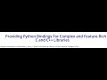 PyHEP 2020 C and C++ Python Bindings