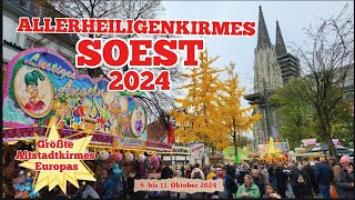 Allerheiligenkirmes Soest 2024 // Die größte Altstadtkirmes Europas // RUNDGANG -07.11.2024