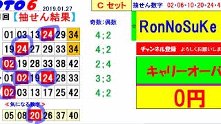 【ロト6】第１４５１回　抽せん結果！！　※抽せん結果はもう一度、公式サイト等で確認願います。