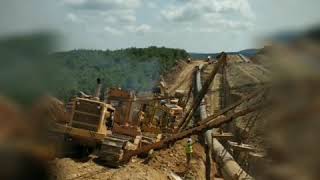 Boru hattı indirme /Pipeline lowering