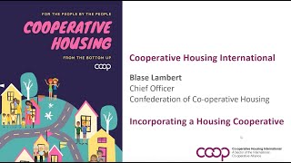 Incorporating a Housing Cooperative