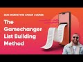 The Gamechanger List Building Method | SMS Marketing Crash Course | Lesson 2