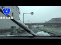 2020年3月29日　日曜日　埼玉県吉川市から　雪降る道を越谷レイクタウンを経由して道の駅　川口あんぎょうまでの車載動画　📹　まるで北海道です　 ﾟДﾟ