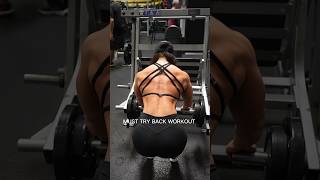 Building a Wide and strong Back ✈️ #backworkout #workout #gym