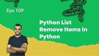 Python List Remove Items In Python #109 #lingarajtechhub