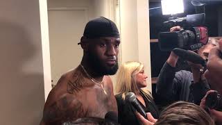 LeBron James on Preseason Game and Anthony Davis Debut Against GS Warriors