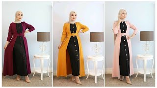 أشيك تنسيقات ملابس محجبات  2022🤩 🐑 موضة  2022💛 hijab style 2022